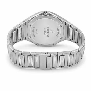 Hublot Watch Diamond Cut White Dial