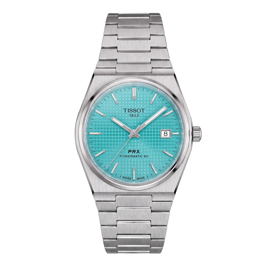 Textured PRX — Tissot Sky Blue Dial
