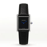 Cartier Tank Black Slim Dial Strap Watch