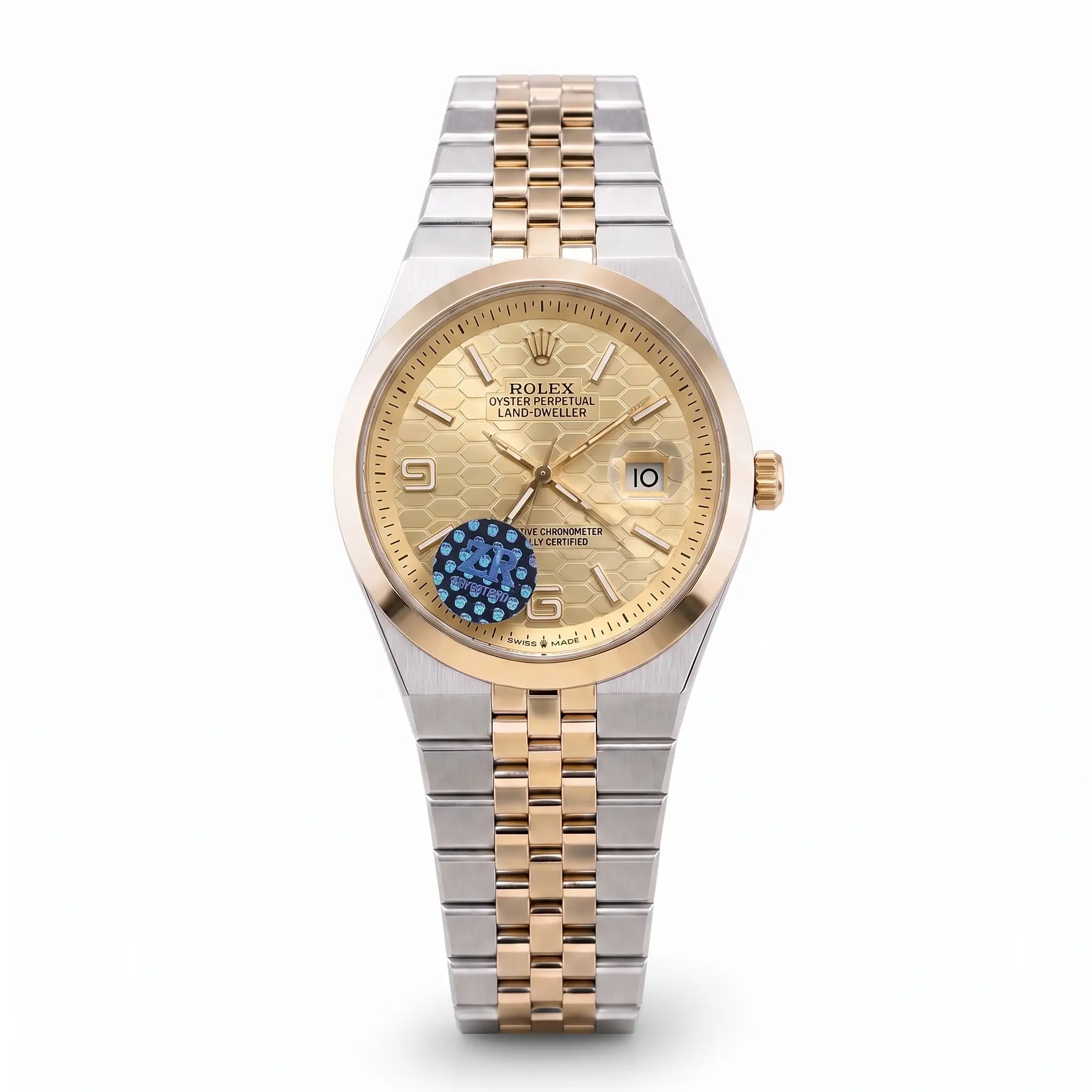 Rol-ex Date-just Watch-Gold