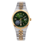 Rol-ex Date-just Watch-Green Dial