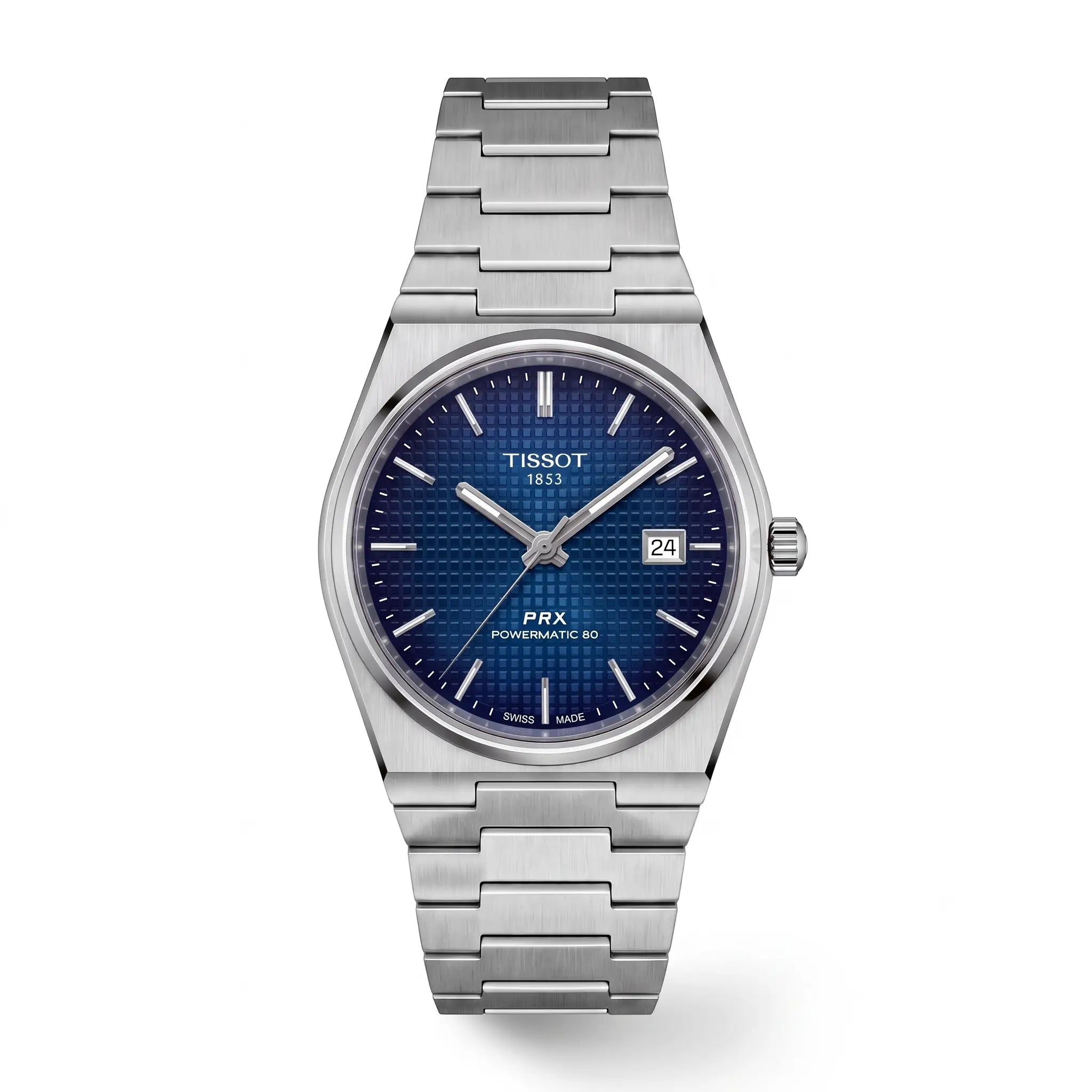 Textured PRX — Tissot Blue Dial