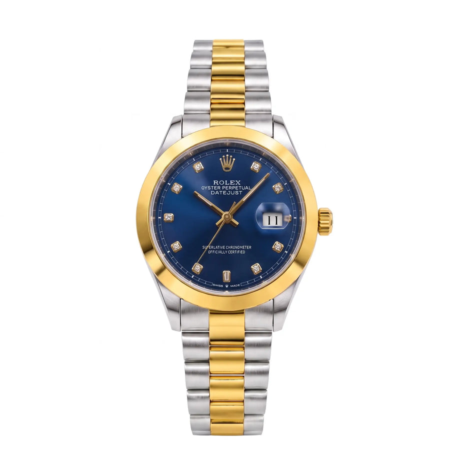 Rol-ex Datejust — Blue Diamond Dial