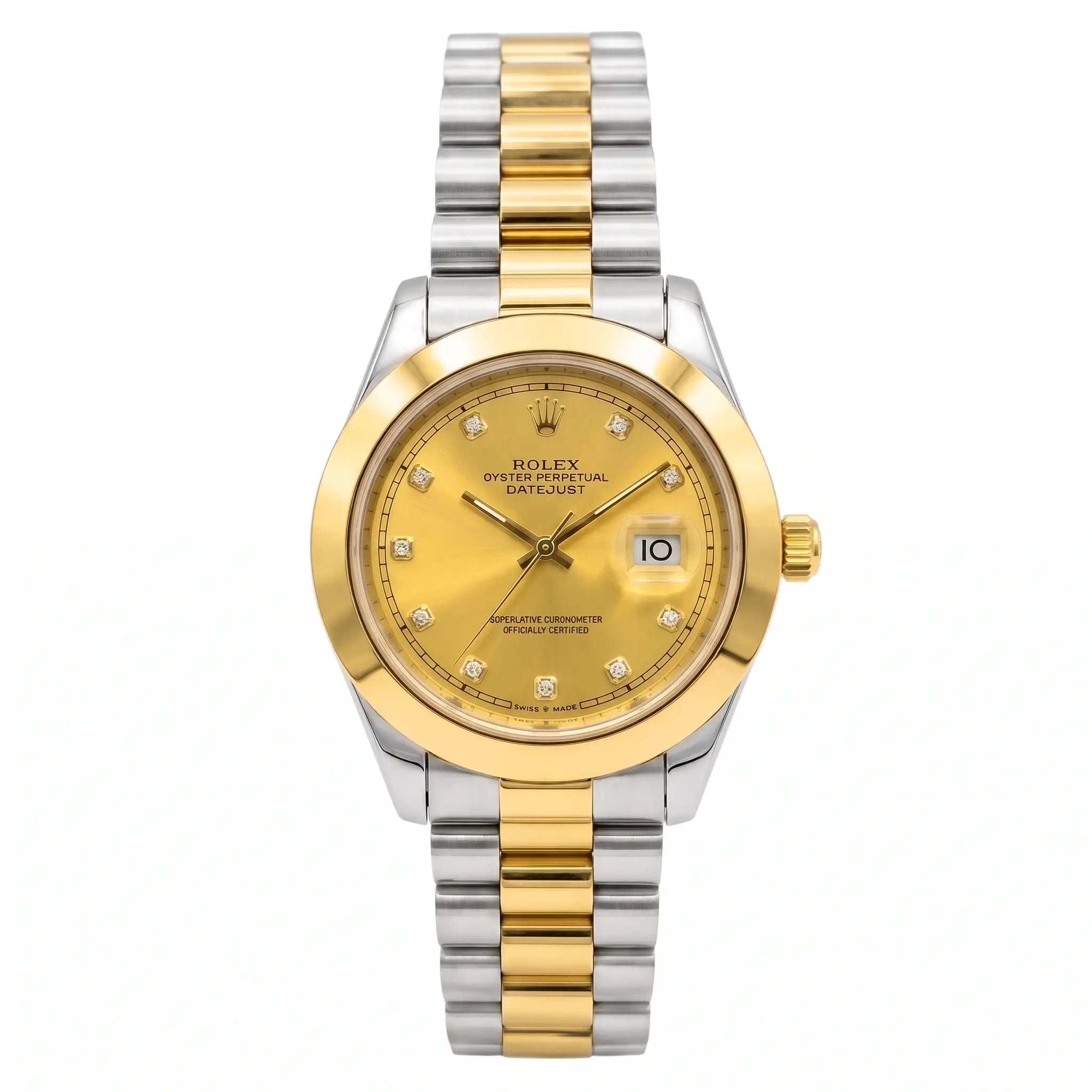 Rol-ex Watch – Two-Tone Gold Dial