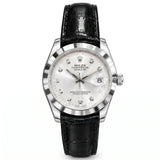 Rlx Datejust White Dial Strap Watch