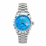 Rol-ex Day-Date Mother of Pearl Blue Dial