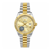 Rol-ex Day-Date Mother of Pearl Golden Dial