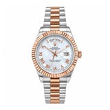 Rol-ex Day-Date Mother of Pearl White Dial