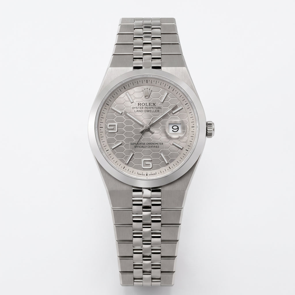 Rol-ex Date-just Watch- Silver Dial