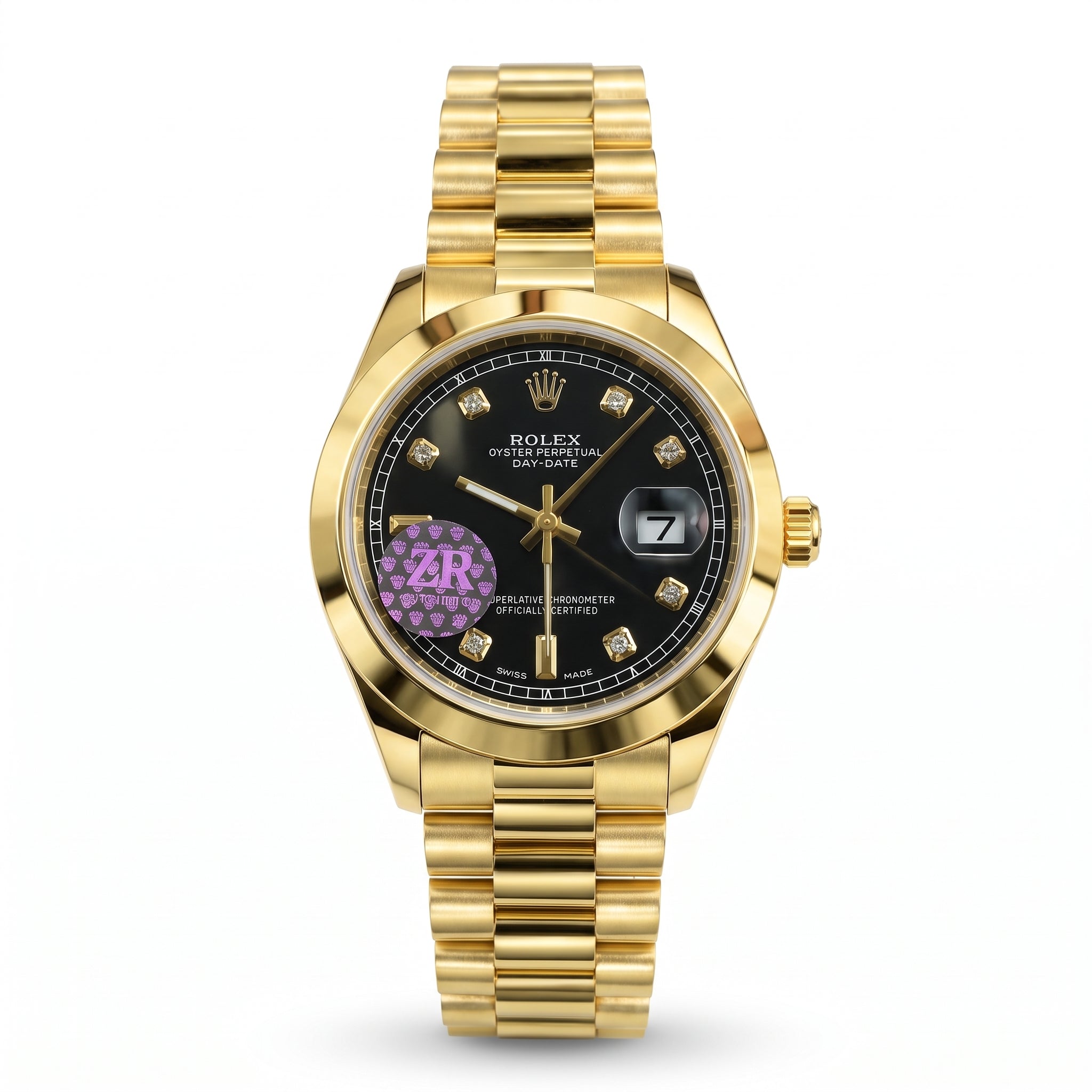 Rol-ex Datejust — Black Diamond Dial