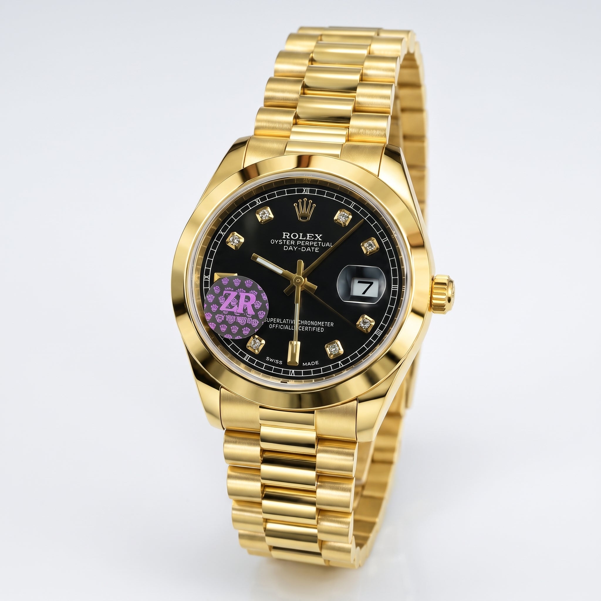 Rol-ex Datejust — Black Diamond Dial