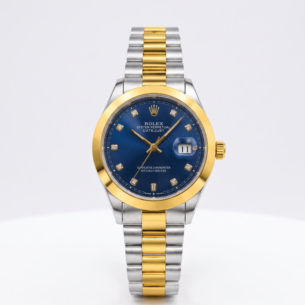 Rol-ex Datejust — Blue Diamond Dial