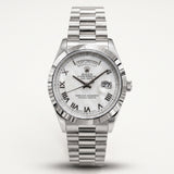 Rol-ex Day-Date Mother of Pearl White Dial