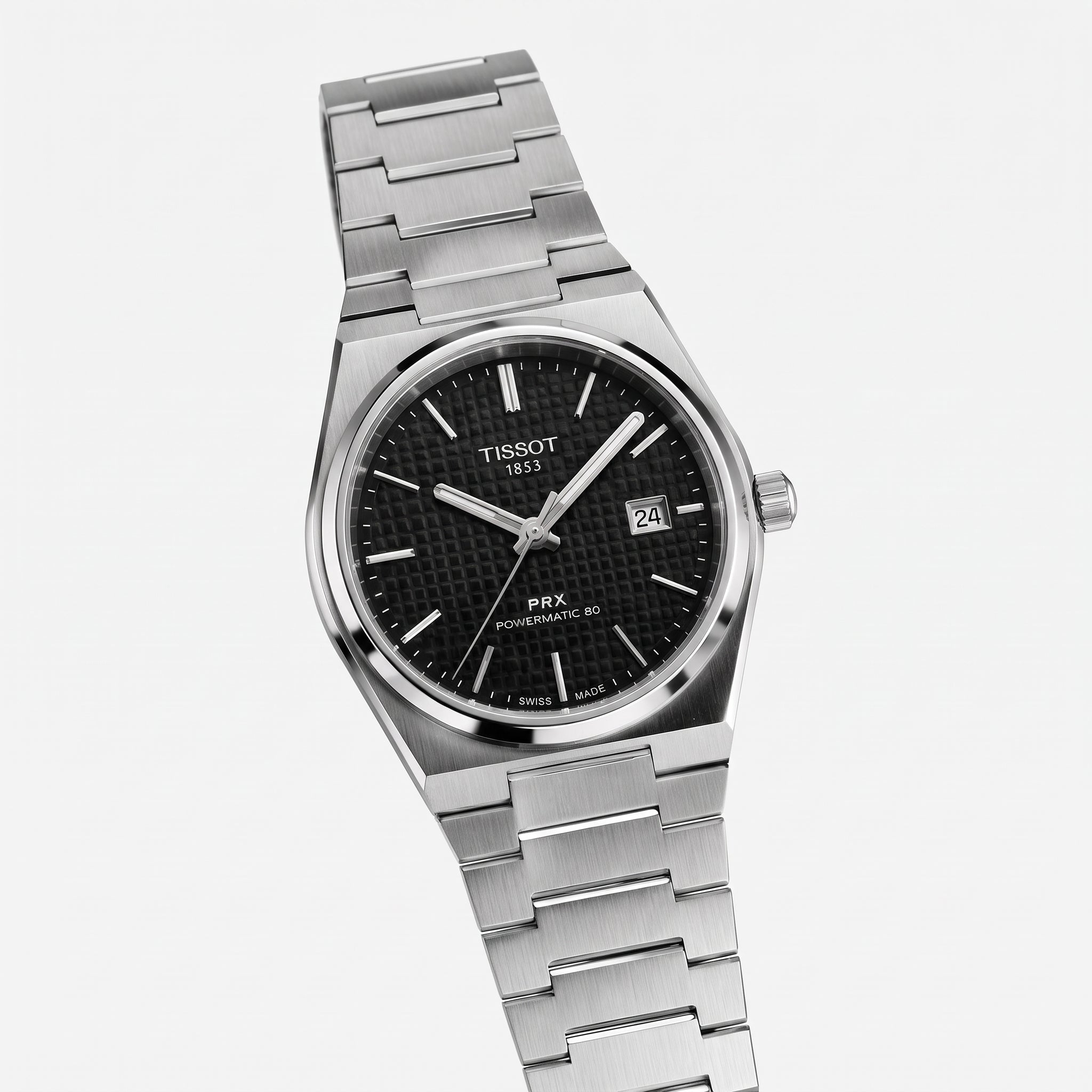 Textured PRX — Tissot Black Dial