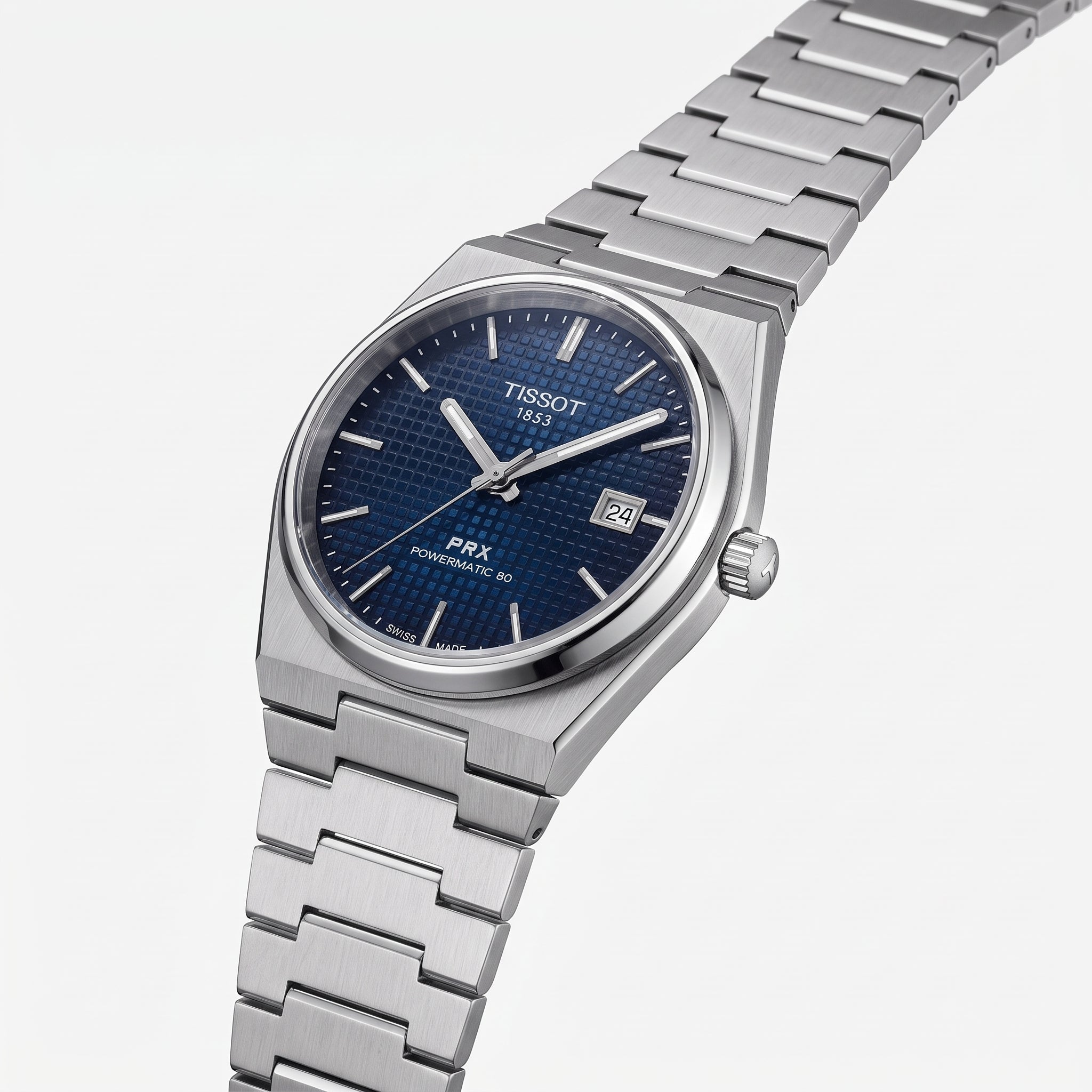 Textured PRX — Tissot Blue Dial
