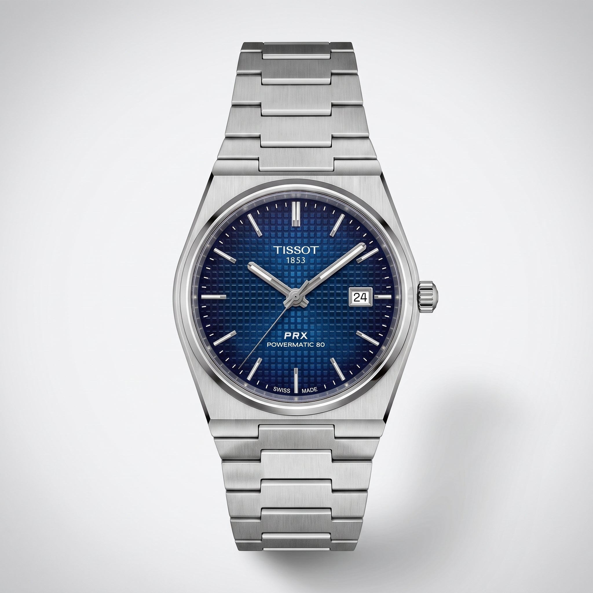 Textured PRX — Tissot Blue Dial