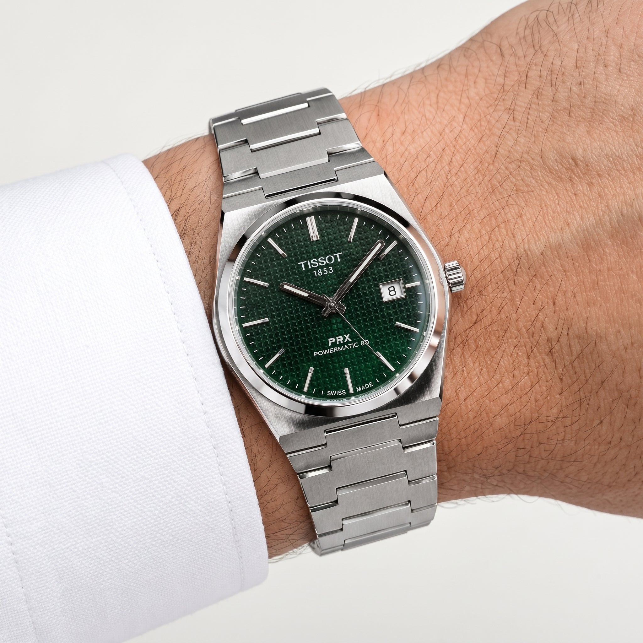 Textured PRX — Tissot Green Dial