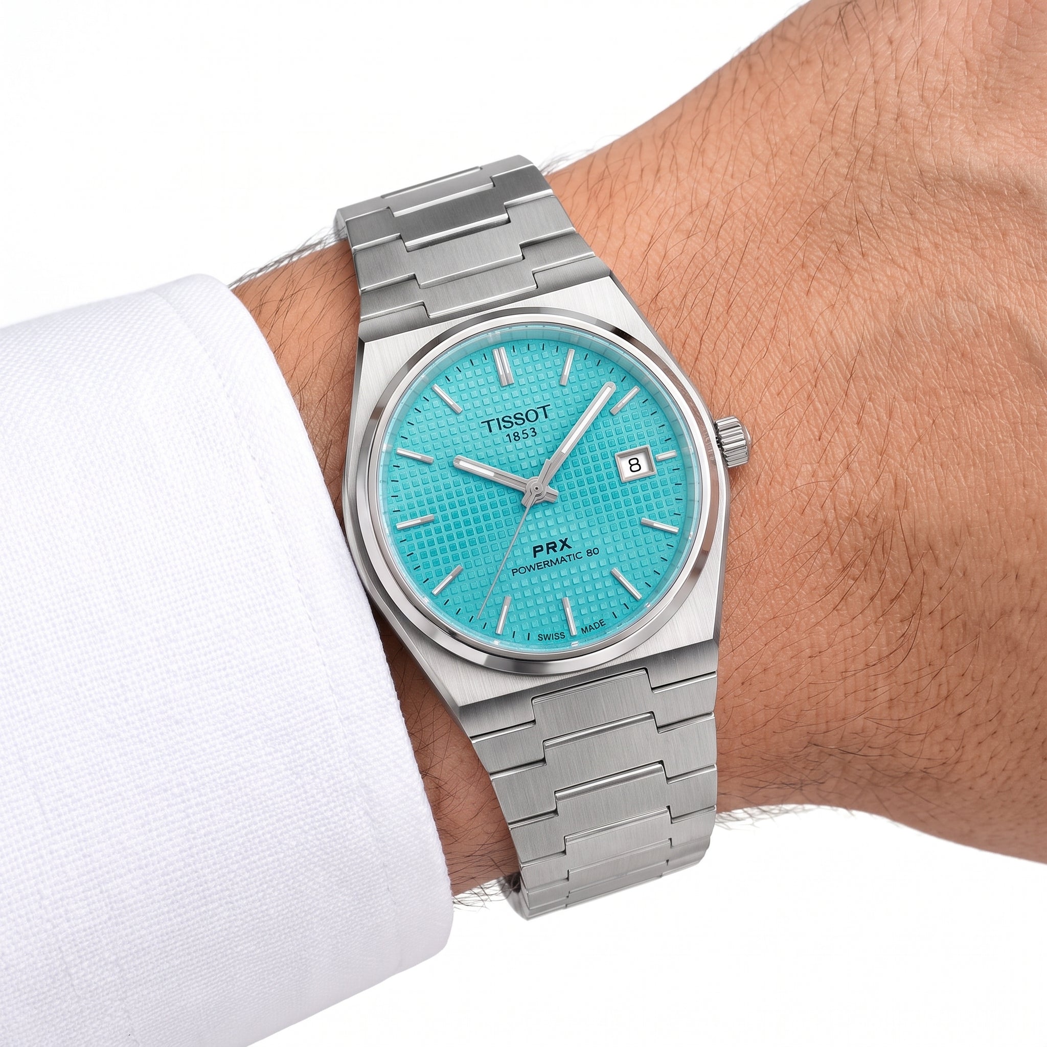 Textured PRX — Tissot Sky Blue Dial